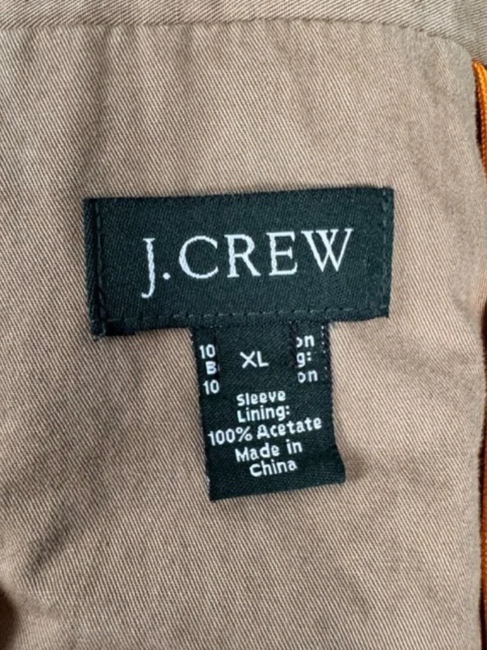 Vintage J Crew Cord Blazer Men's XL Brown Corduroy Sport Coat Jacket 65760